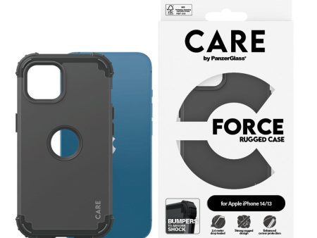 CARE by PanzerGlass iPhone 14   13 Fashionable FORCE Case - MagSafe Kompatibel - Sort Online