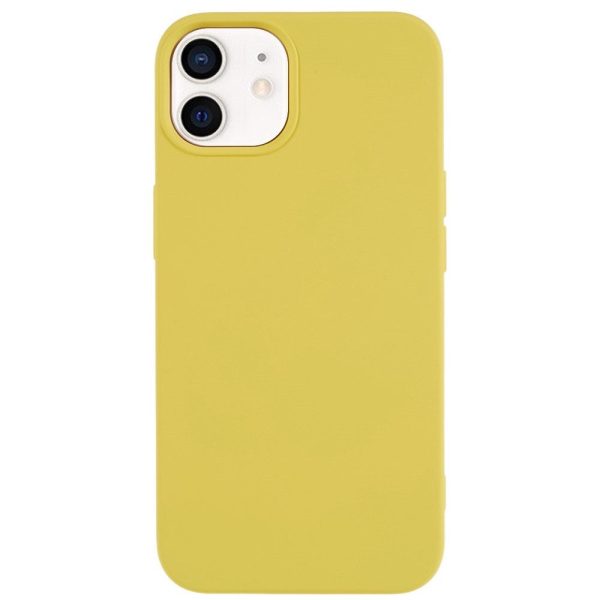 EIDERWOOD iPhone 12 Mini Fleksibelt Plast Cover - Gul Online Hot Sale