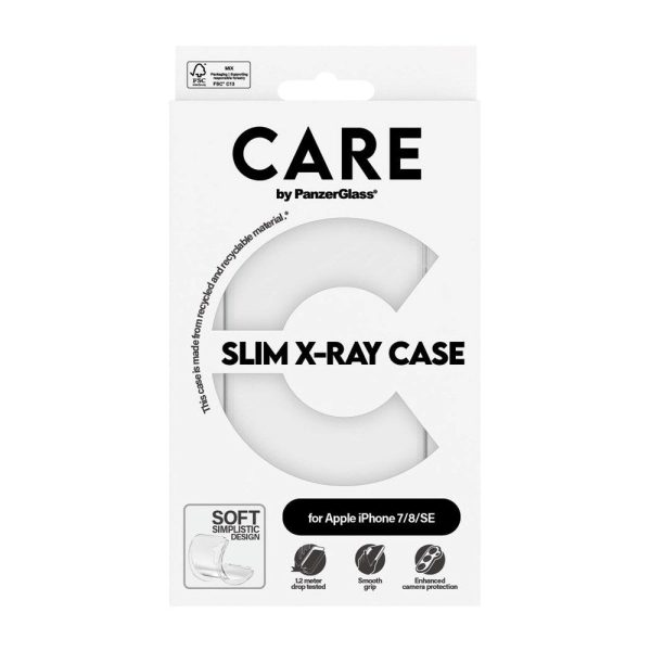 CARE by PanzerGlass iPhone SE (2020   2022)   7   8 FASHION X-Ray Soft Basic Case - Transparent For Discount