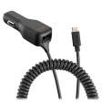 Ventev 17W dashport r2340c Dual Car Charger with USB A and Connected Micro USB Cable by Ventev on Sale