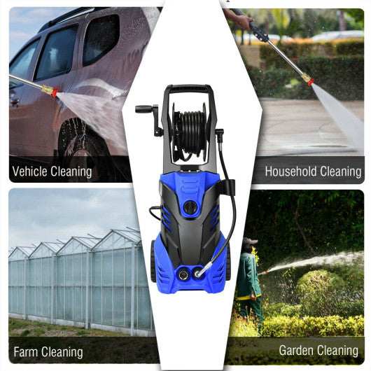 3000 PSI Electric High Pressure Washer With Patio Cleaner -Blue Online Hot Sale