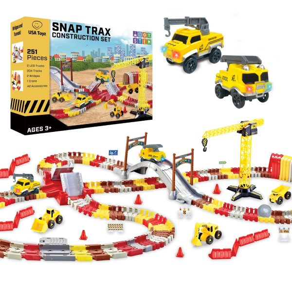 Snap Trax Construction Set by USA Toyz Sale