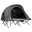 2-Person Outdoor Camping Tent with External Cover-Gray Hot on Sale