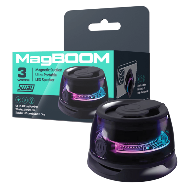 Sway MagBoom LED Magnetic Bluetooth Speaker by Sway For Sale