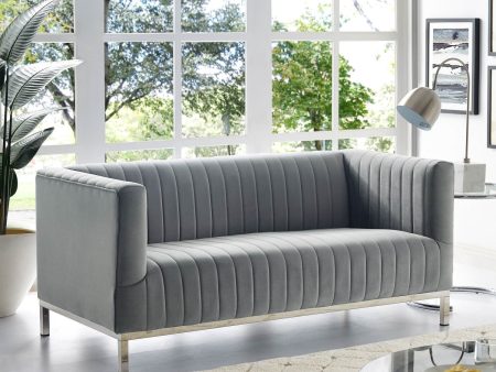 Sean Velvet Loveseat Cheap