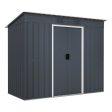 3.6 x 7.1 FT Outside Garden Storage Shed Tool House with Ground Foundation Frame For Discount