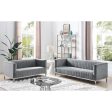 Sean Velvet 3-Seat Sofa Online Sale