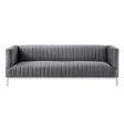 Sean Velvet 3-Seat Sofa Online Sale