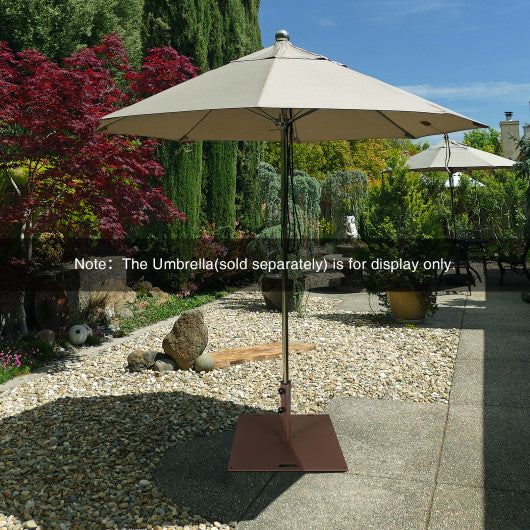 50 LBS Weighted 24 Inch Square Patio Umbrella Base Online Sale