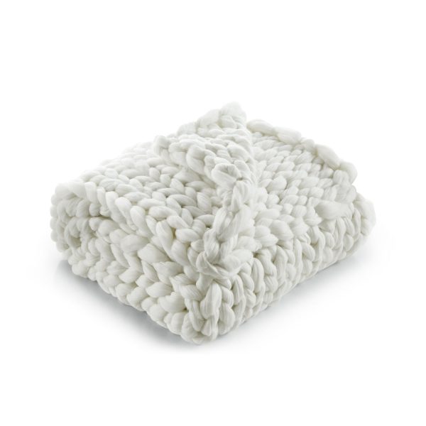 Yanis Chunky Knit Throw Online now