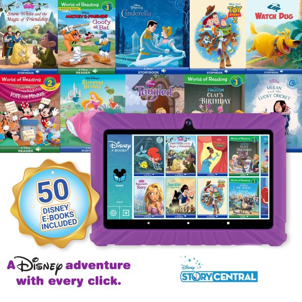 Contixo V8-2 Kids 7” Tablet - 50 Disney eBooks Included by Contixo Supply