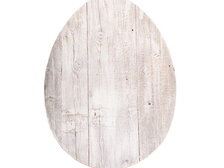 12  Farmhouse White Wwash Wooden Large Egg Online Sale