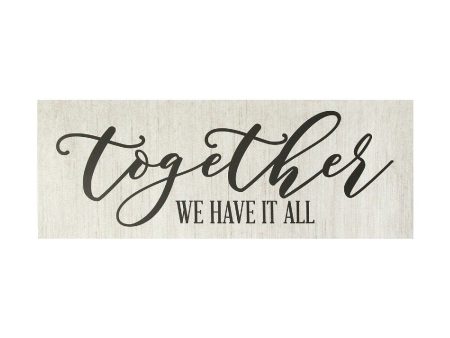 Together We Have It All Oversized Wall Art Cheap