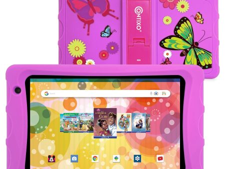 Contixo K81 8-Inch Kids Tablet Featuring 80 Disney eBooks - 4GB + 64GB by Contixo For Sale