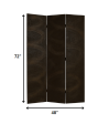 48  X 72  Black Wood Canvas  Screen For Discount