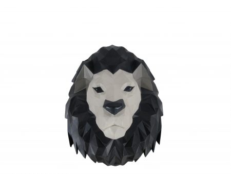 11.5  X 9.5  X 14  Origami Lion Head Wall Decoration Sale