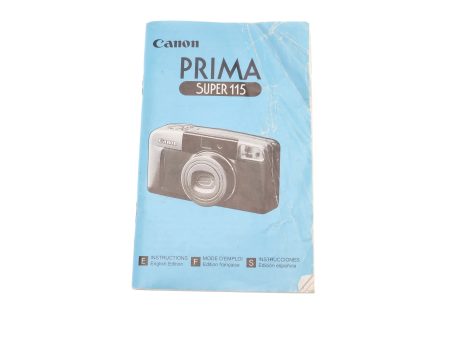 Canon Prima Super 115 Instructions For Cheap